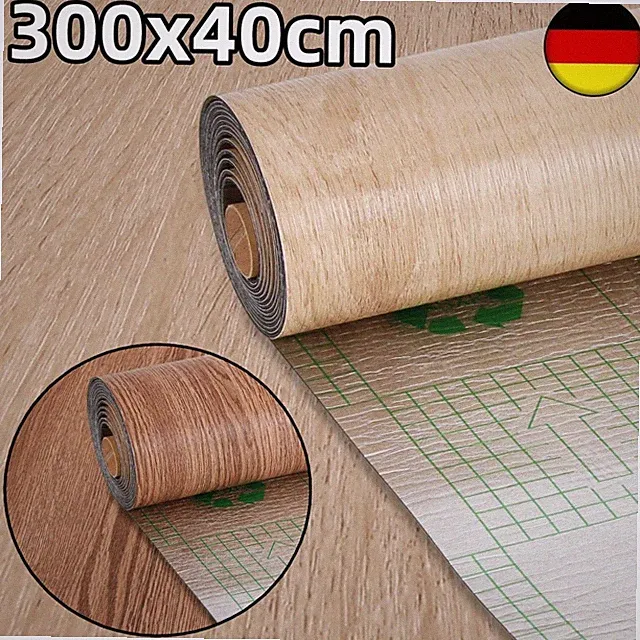Klebefolie Möbel Tür Küche Selbstklebende Folie Tapete Holzoptik Dekor 300x40cm