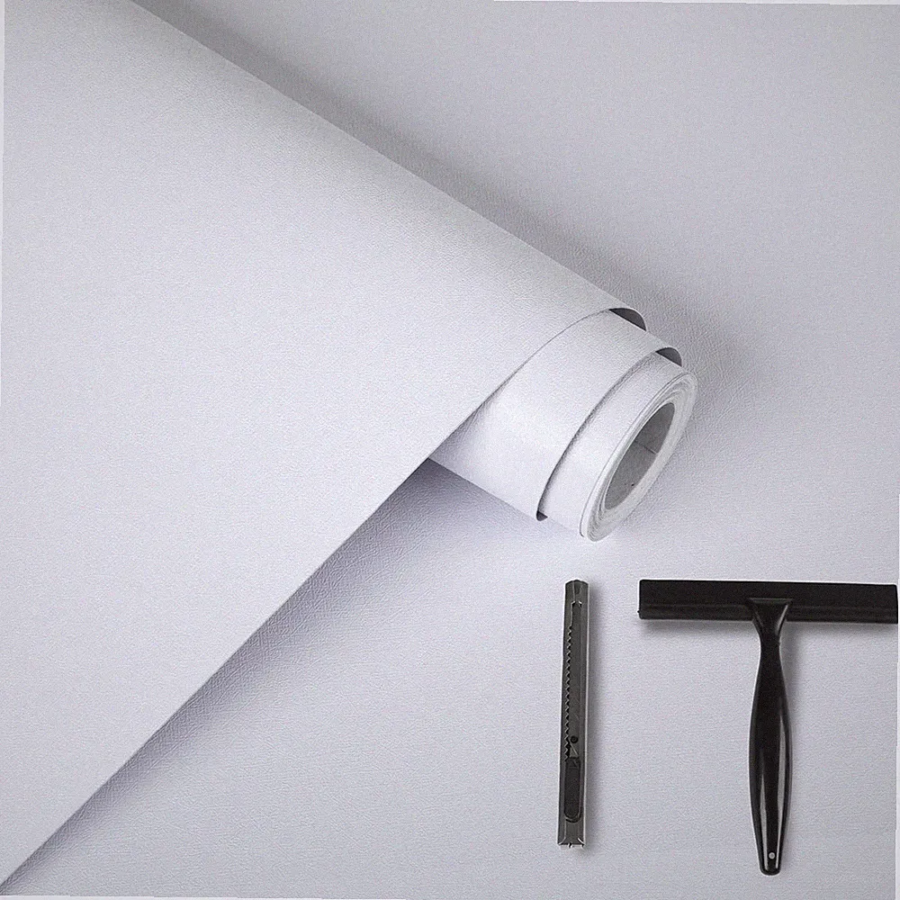 Klebefolie Möbel Weiß Matt 30x200cm Inklusive Toolkit Möbelfolie Selbstklebende