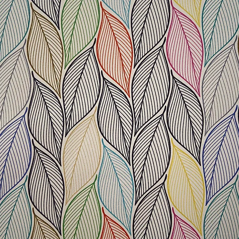 Klebefolie - Möbelfolie Blätter bunt Dekorfolie 45 cm x 200 cm Folie