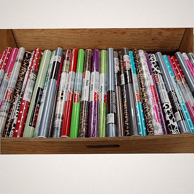 Klebefolie Möbelfolie selbstklebend 10 Stück 45/67,5/90cm – div. bunte Designs