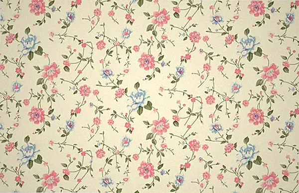 Klebefolie Print Dekofolie Selbstklebefolie Möbelfolie Blüten Landhaus creme