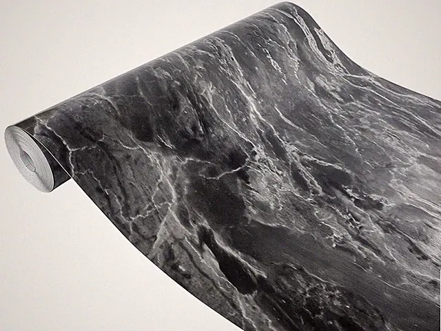 Klebefolie Tapete Möbel Tür Küche Selbstklebende Folie Stein Marmor Beton Optik