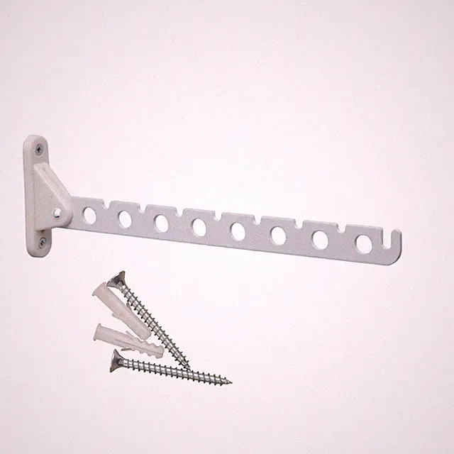 Kleiderlüfter Kleiderhaken Garderobehaken klappbar 310mm weiß Abhängträger Haken