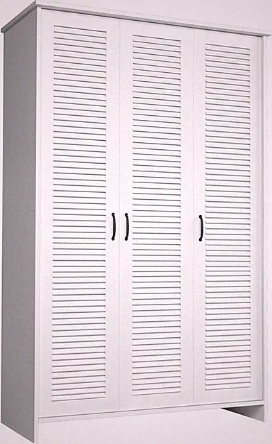 Kleiderschrank Art déco Stil Schränke Weiß Landhaus Möbel Schlafzimmer Schrank