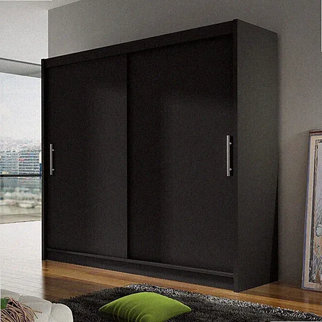 Kleiderschrank Baldwin 180 cm -breit Schiebetür Schiebetürenschrank M24