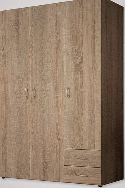 Kleiderschrank Drehtüren Eiche Sonoma 120x177x52