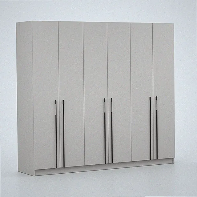 Kleiderschrank Drehtürenschrank Schrank Schlafzimmerschrank ROSA 6D 230 cm