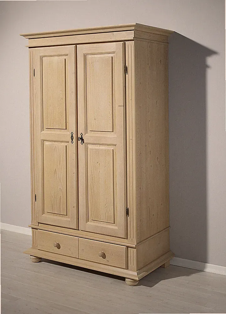 Kleiderschrank Fichte massivholz Garderobenschrank Schlafzimmerschrank Landhaus