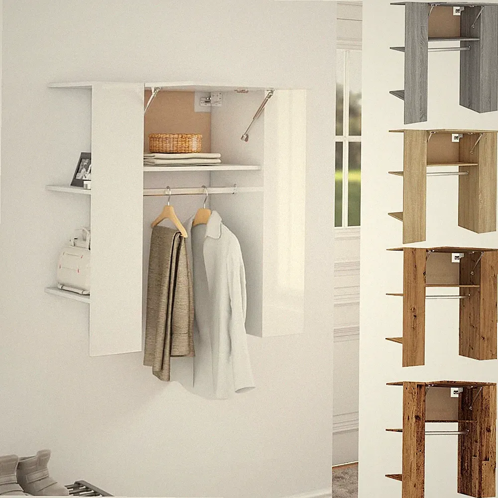 Kleiderschrank Flurschrank Garderobenschrank Holzwerkstoff Küchen Wandschrank