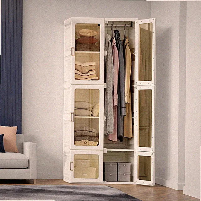 Kleiderschrank Flurschrank Garderobenschrank Schrank mit Tür Mehrzweckschrank