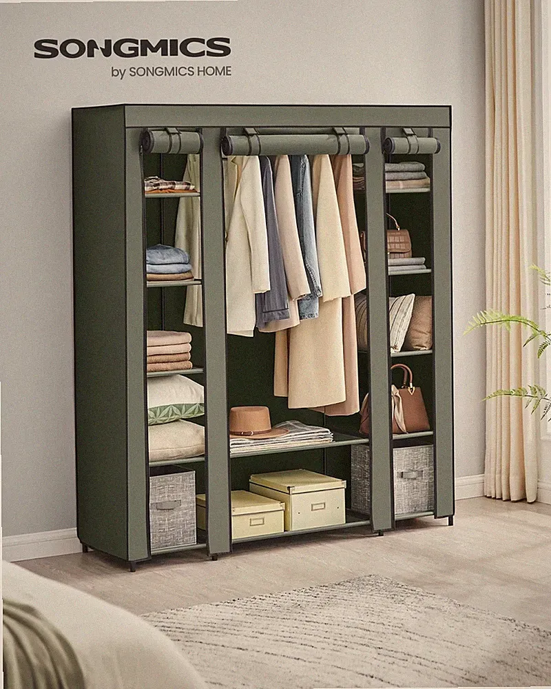 Kleiderschrank für Schlafzimmer Ankleidezimmer Stoffschrank Kinderzimmer Schrank