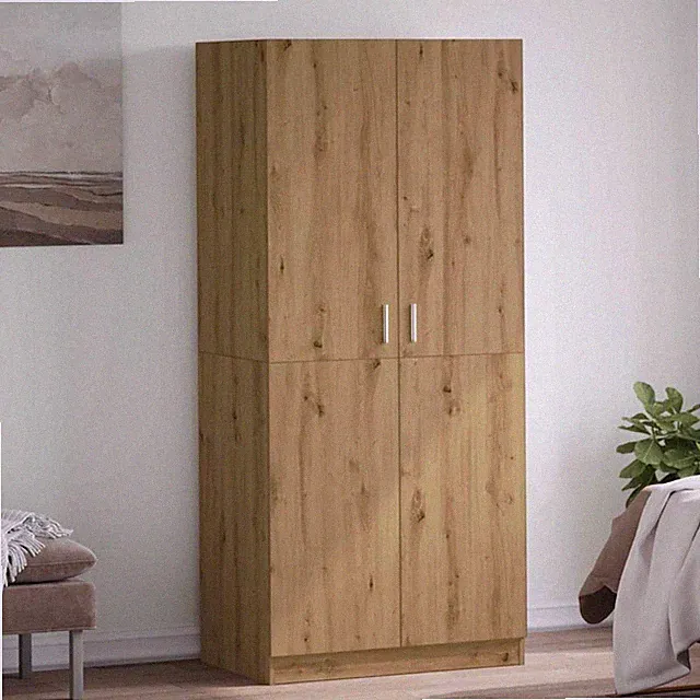 Kleiderschrank Garderobenschrank Hochschrank Flurschrank Holzwerkstoff vidaXL