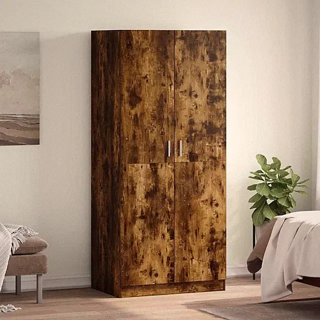 Kleiderschrank Garderobenschrank Hochschrank Flurschrank Holzwerkstoff vidaXL