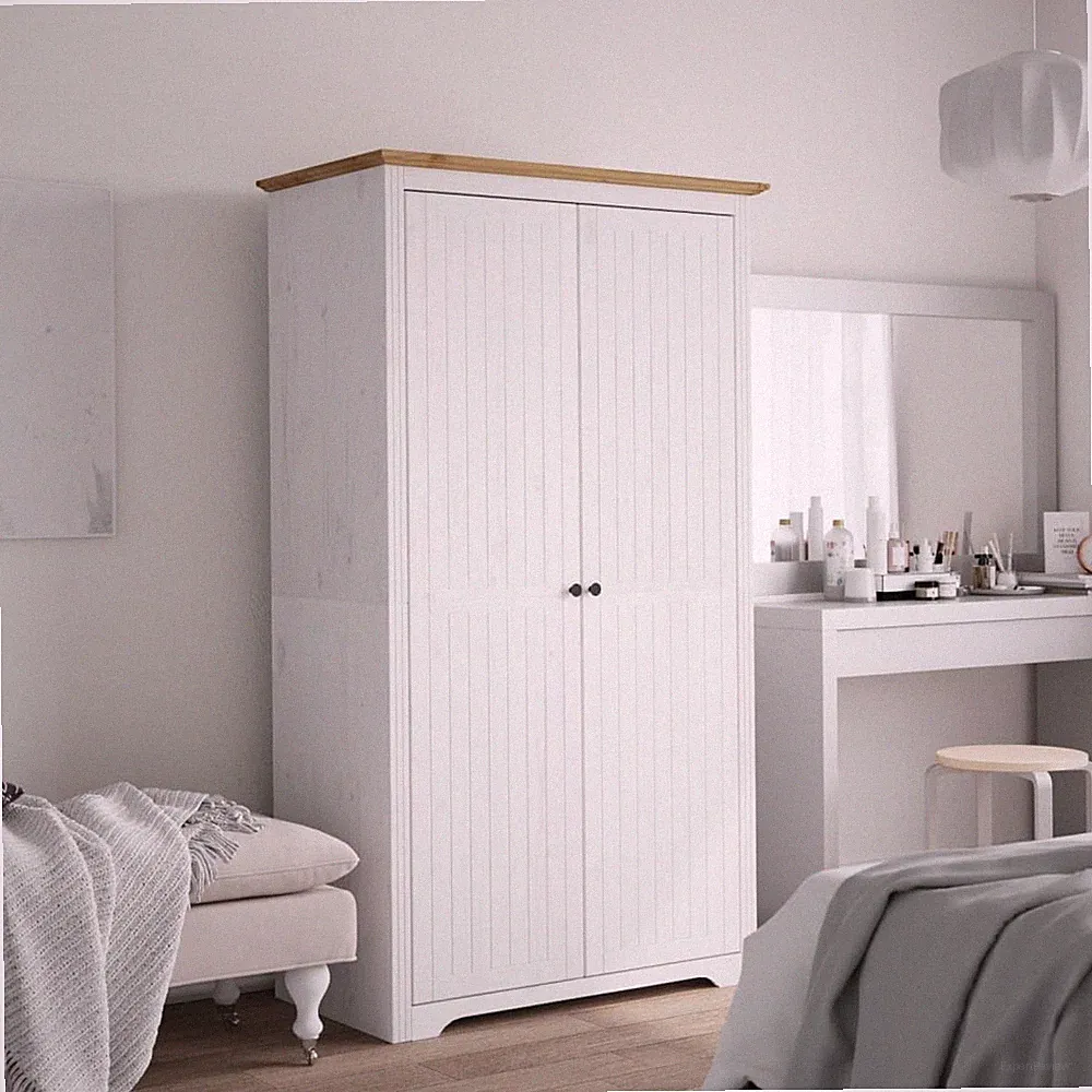 Kleiderschrank Garderobenschrank Hochschrank Schrank Massivholz Kiefer vidaXL