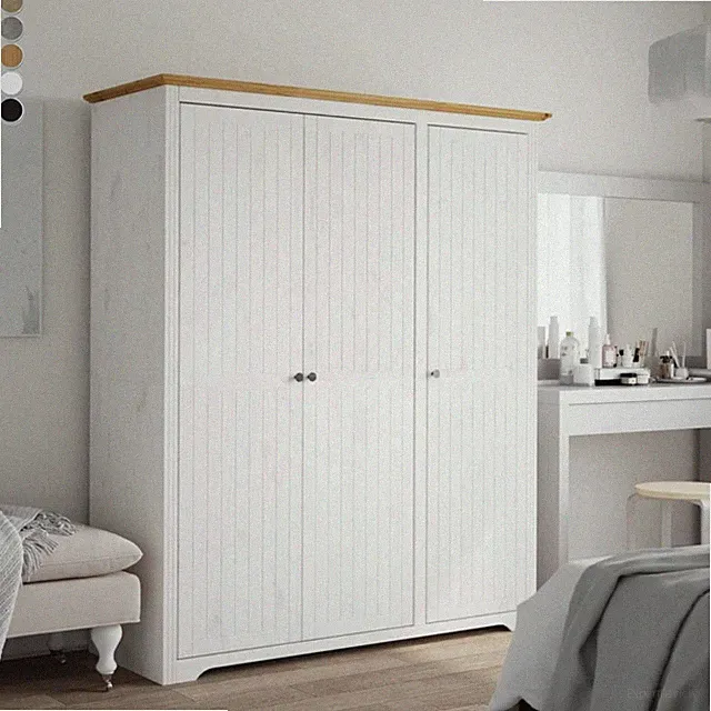 Kleiderschrank Garderobenschrank Holzschrank Flurschrank Schlafzimmerschrank Neu