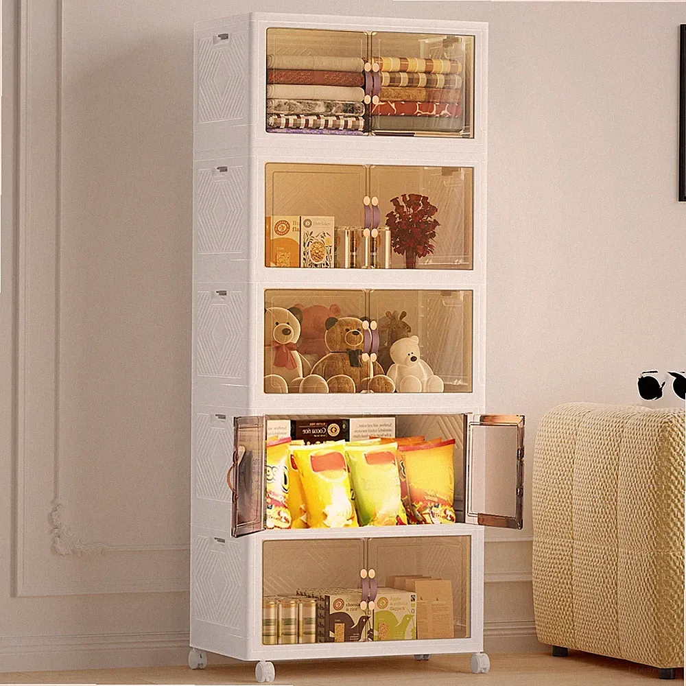 Kleiderschrank Garderobenschrank klappbar & tragbar 4/5 Etagent Würfel Organizer