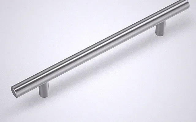 Kleiderschrank Griffe Set 10 Stück Edelstahl 128mm Bohrabstand Silber