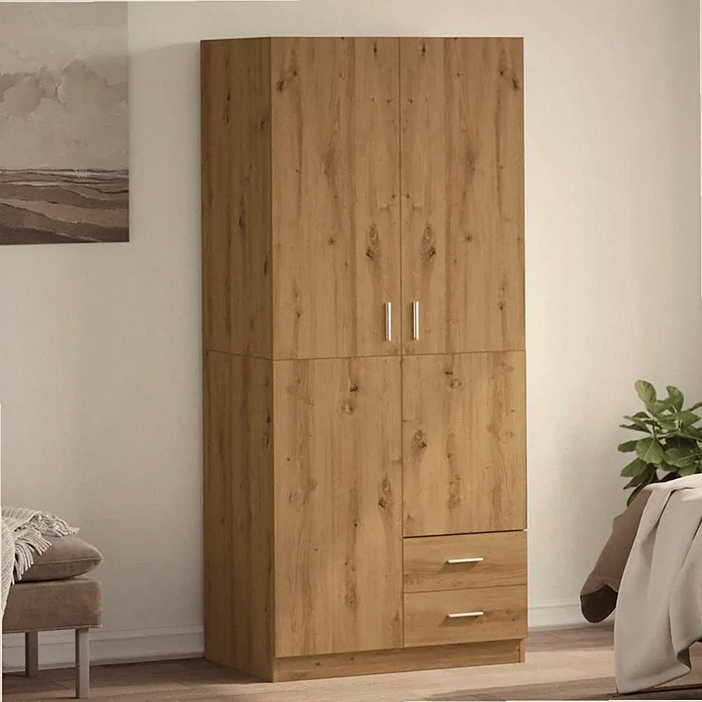 Kleiderschrank Holzwerkstoff Garderobenschrank Schrank mehrere Auswahl vidaXL