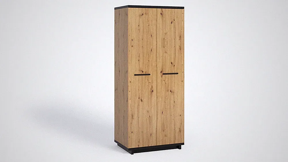 Kleiderschrank INEZ 2 Türen Modern Schlafzimmer Wohnzimmer Möbel
