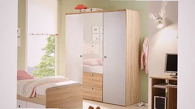 Kleiderschrank Kinderzimmer Babyzimmer Schrank Wiki Eiche Sonoma weiß