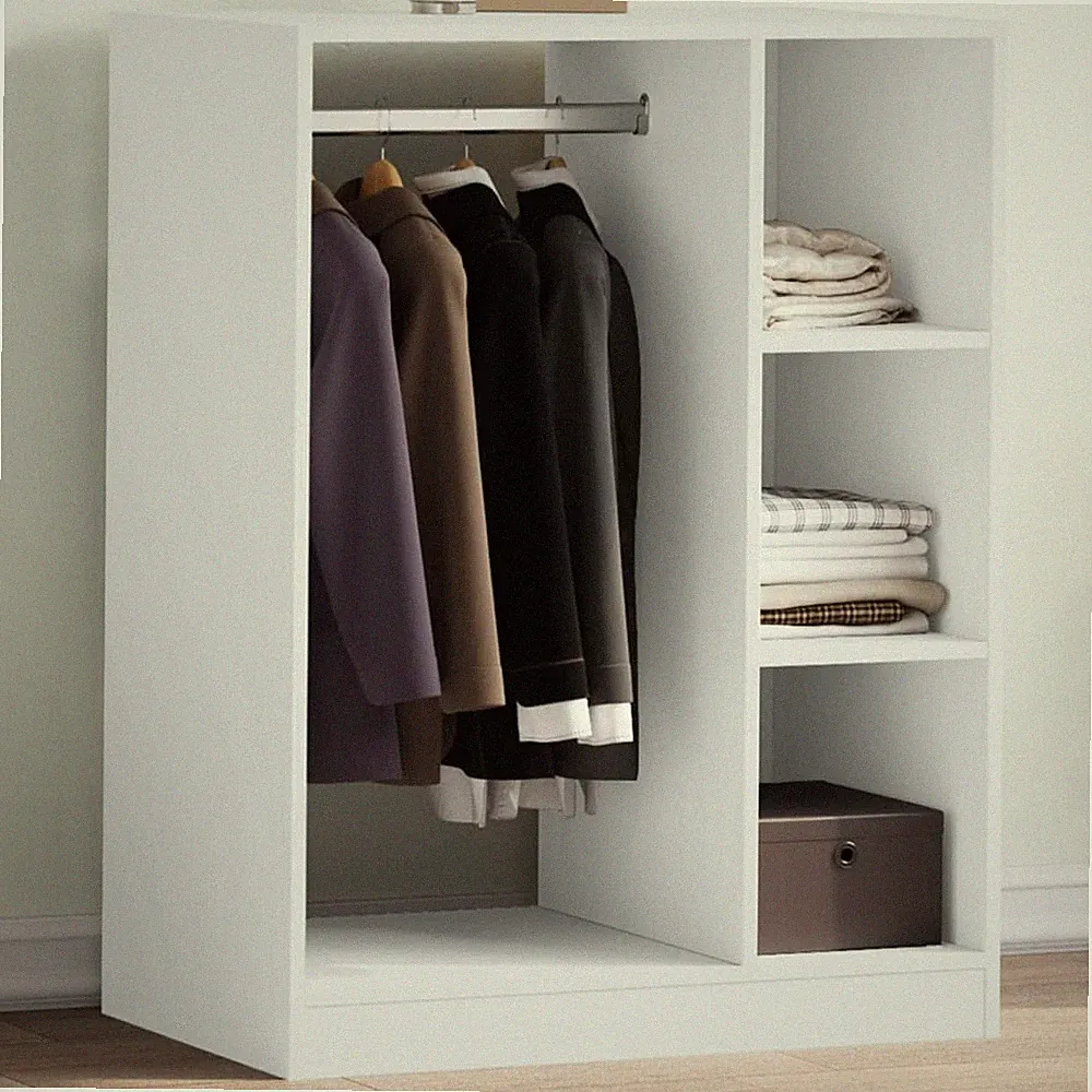 Kleiderschrank Kleiderregal Faltschrank Wäscheschrank Schrank Holzwerkstoff