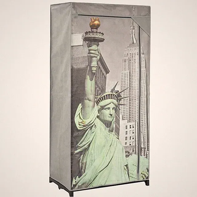 Kleiderschrank New York Stoffschrank Faltschrank Garderobe Schrank vidaXL