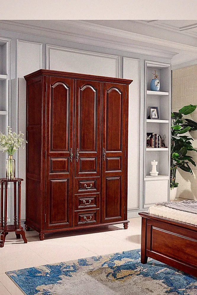 Kleiderschrank Schlafzimmer Holz Barock Holz Klassisch Design Möbel Schränke Neu