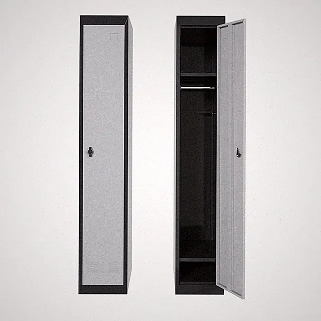 Kleiderschrank Schmaler Garderobenschrank stahl Flurschrank Hochschrank neu