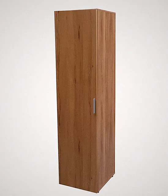 Kleiderschrank Schrank Wandschrank Garderobe Holz mit Kleiderstange 202x52x37 cm