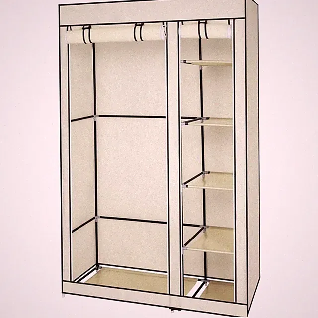 Kleiderschrank Stoffschrank Faltbar GarderobeOrganiser Schlafzimmer Wohnzimmer