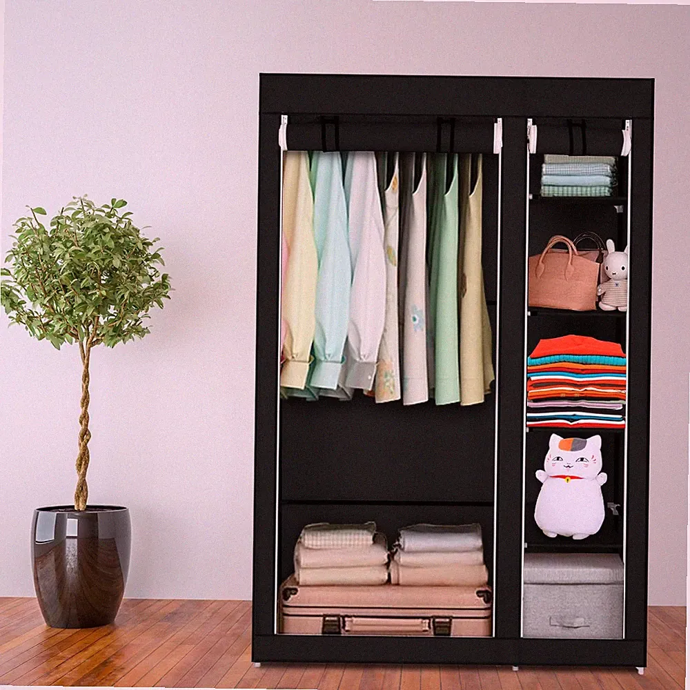 Kleiderschrank Stoffschrank Faltschrank Garderobe Schlafzimmer Kleiderständer