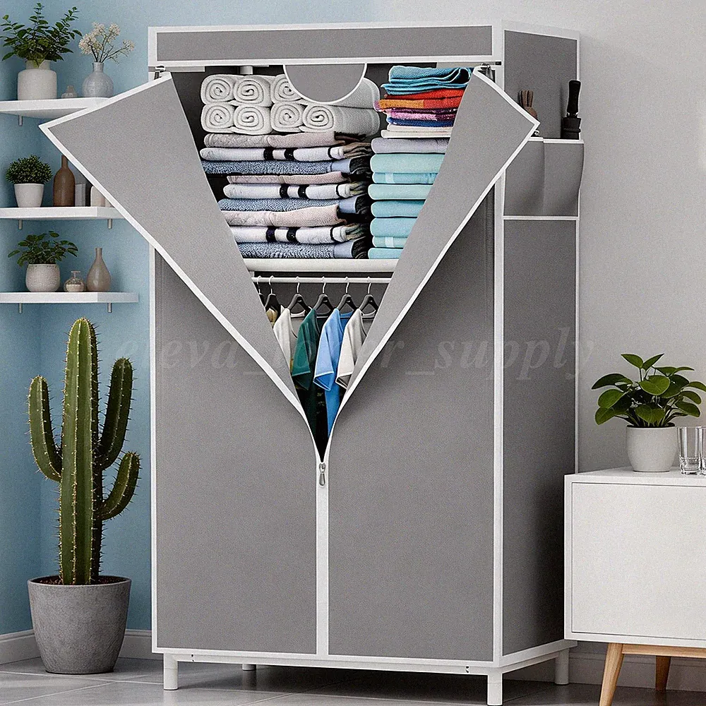 Grau Kleiderschrank
