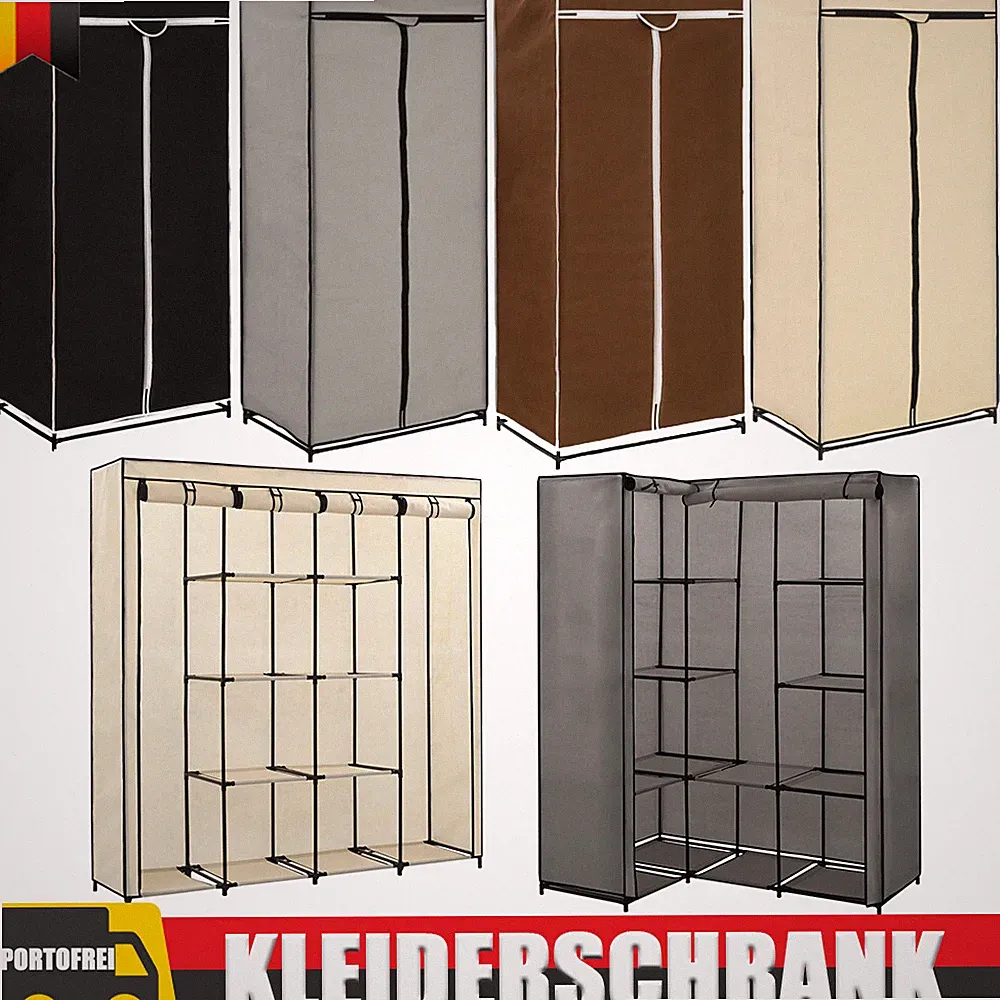 Kleiderschrank Stoffschrank Faltschrank Schrank Campingschrank Garderobenschrank