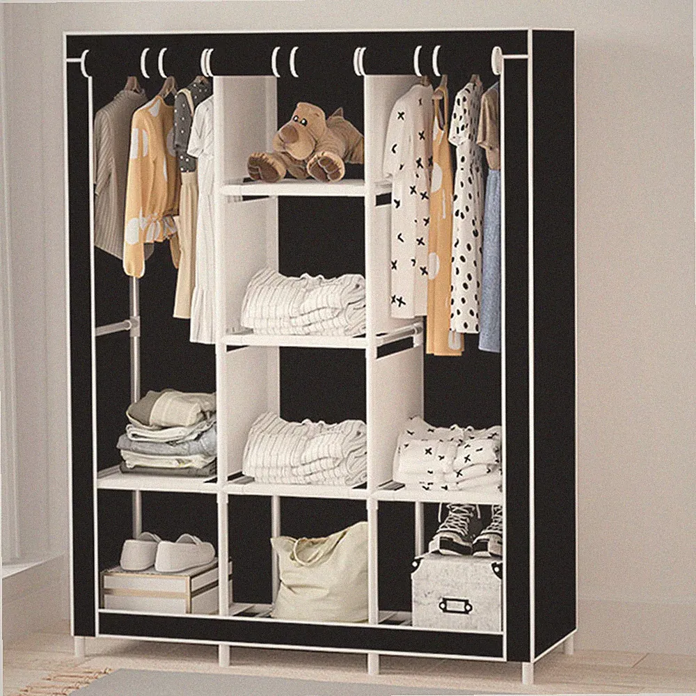 Kleiderschrank Stoffschrank Neu Faltschrank Stoffkleiderschrank Schrank DE
