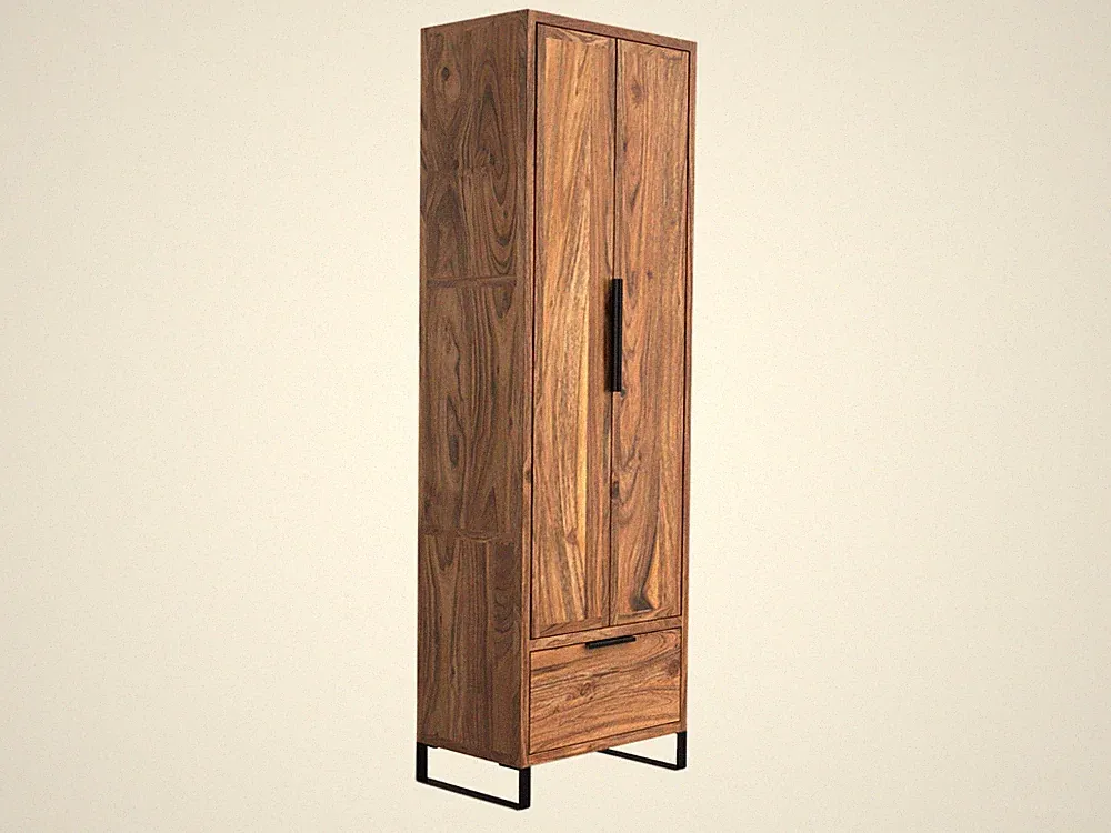 Kleiderschrank Sydney Holz Dielenschrank Flurmöbel Kleiderständer