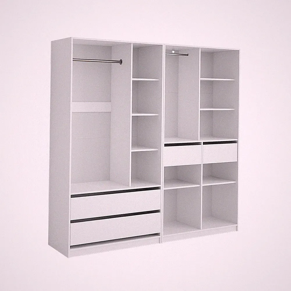 Kleiderschrank Vicco Elmo 200 x 200 cm 2er Set