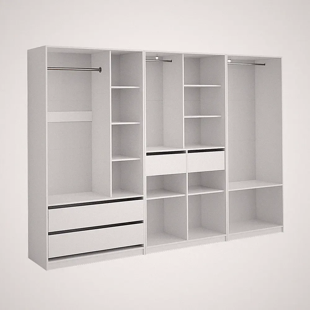 Kleiderschrank Vicco Elmo 280 x 200 cm 3er Set