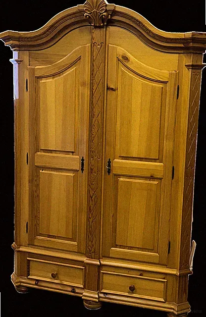 Kleiderschrank- Weichholzschrank- Bauernschrank 195x150x70cm