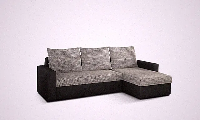 Kleines Ecksofa mit Schlaffunktion Roma Sofa mit Bettfunktion L-Form Eckcouch 23