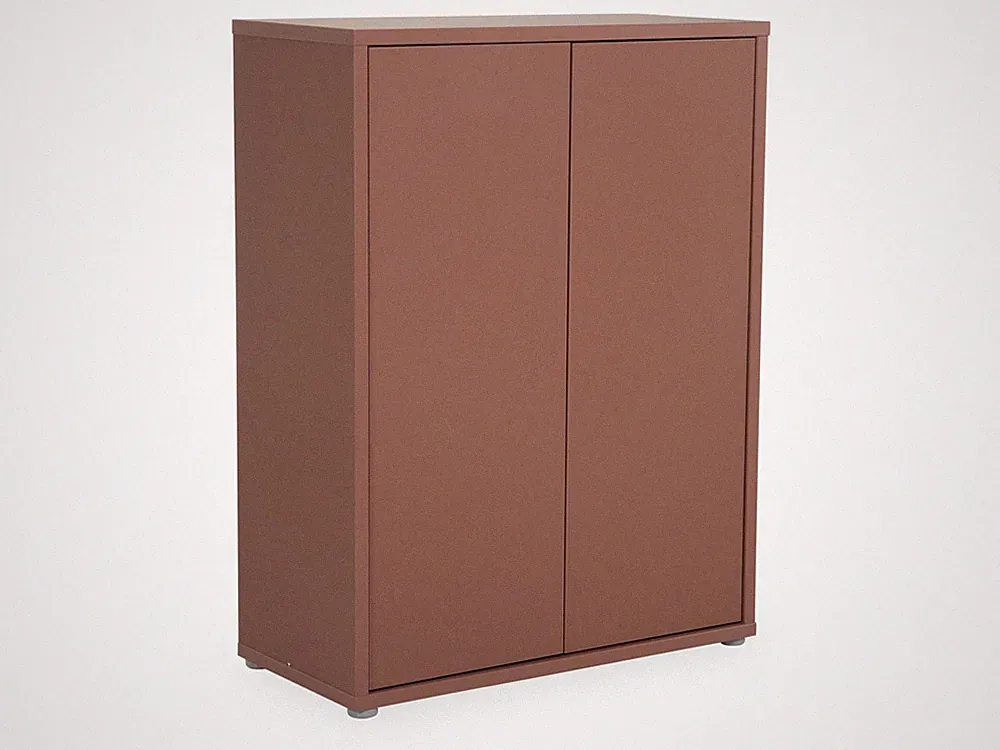 Kommode ALDA BHT 75x99x35 cm orange Sideboard Bürokommode Anrichte