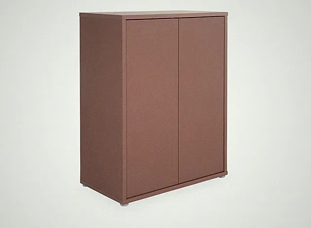 Kommode ALDA BHT 75x99x42 cm orange Sideboard Bürokommode Anrichte