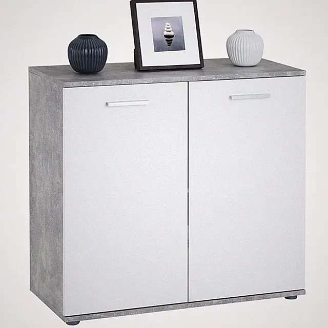 Kommode Anrichte Sideboard mit Türen in modernen Farben Mehrzweckschrank