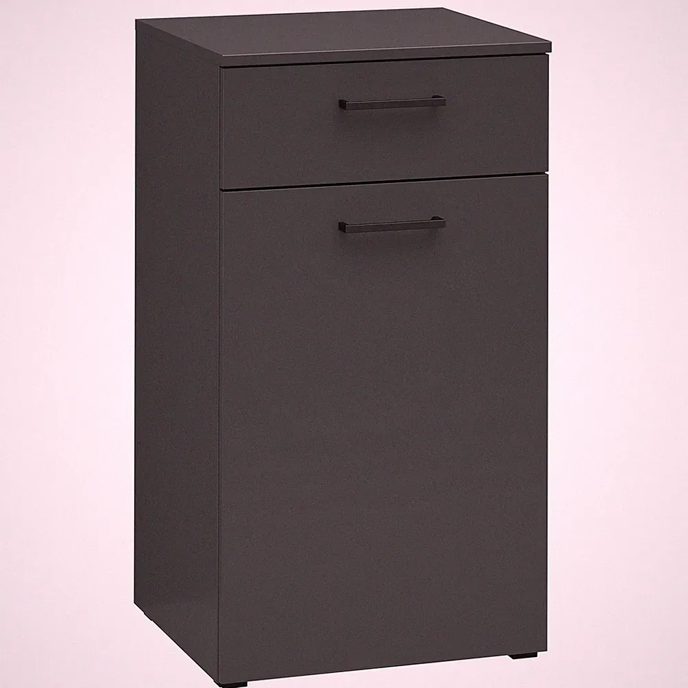 Kommode - anthrazit - 45 cm Sideboard Anrichte Beistellschrank