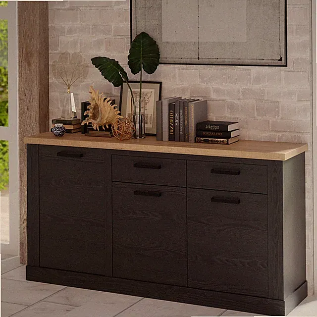 Kommode Duro DURK231L Sideboard 173.9 x 90.3 x 41.3 cm