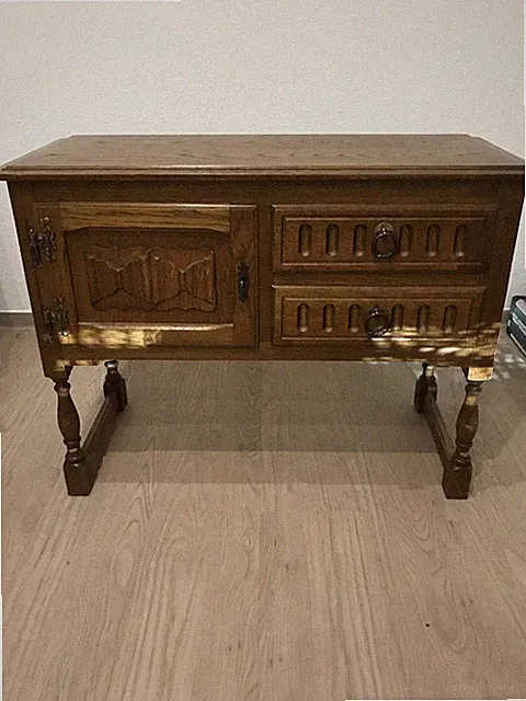 Kommode - Eiche rustikal aus Manufaktur Pönnighaus Maße 80,5 x 60 x 35