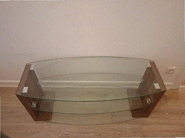 Kommode Fernsehtisch Glas Holz