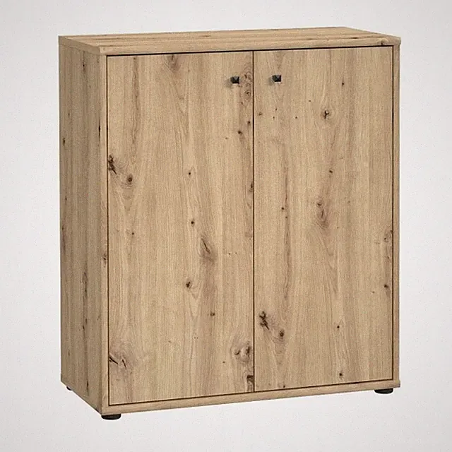 Kommode „Forte“, 73,7 × 34,8 × 85,5 cm, Eiche „Artisan“
