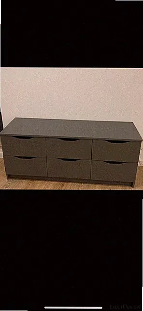 kommode grau holz