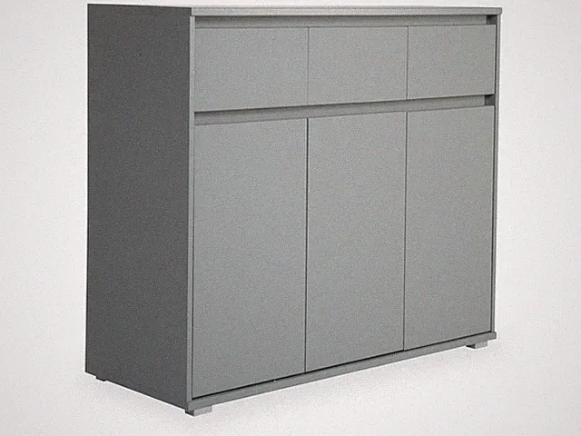 Kommode IKARUS BHT 118x103x48 cm grün Sideboard Bürokommode Anrichte