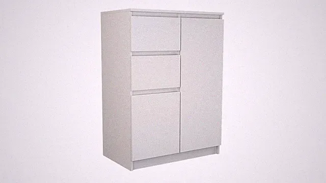 Kommode Malwa 2D2S Weiß